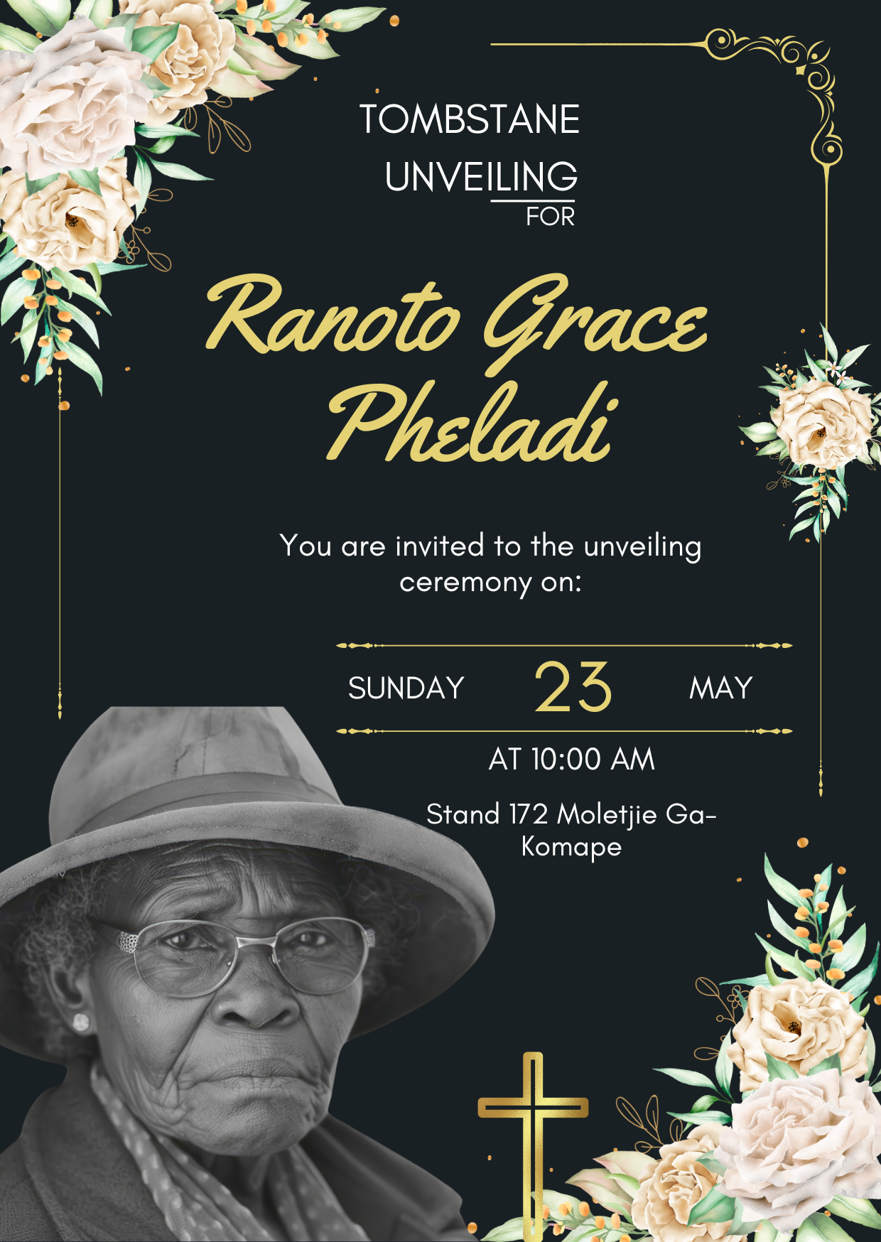 Unveiling Tombstone – Pheladi